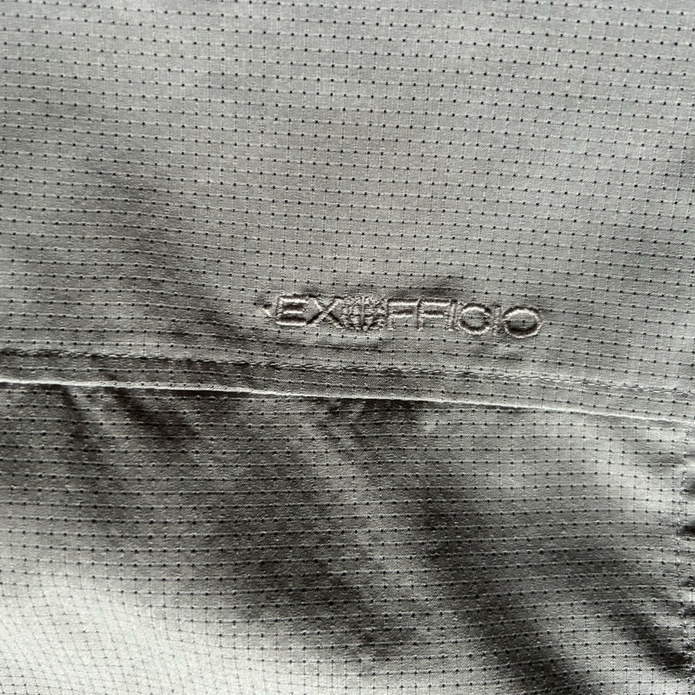 Exofficio Men's Slate Gray Casual Button-Down Shirt - Picture 6 of 10